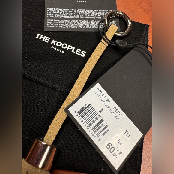 The Kooples Calfskin Tassel key chain - Picture 4 of 6